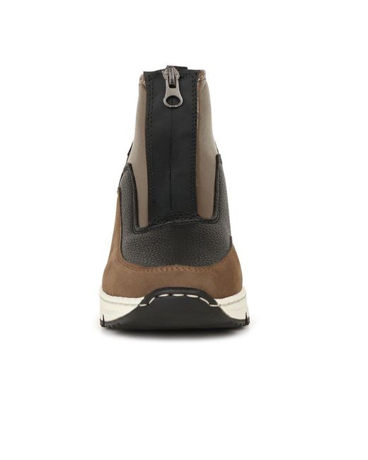 Rieker Brown Greece Ankle Boots