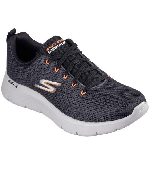 Skechers Blue Go Walk Flex Vespid Trainers Colour: Charcoal for men