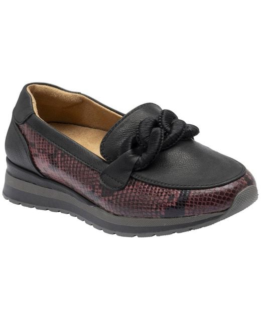 Lotus Black Maybelle Loafers