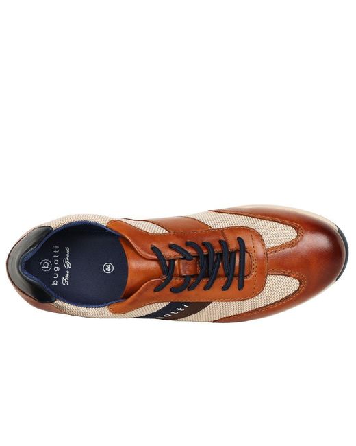 Bugatti Brown Truman Trainers for men