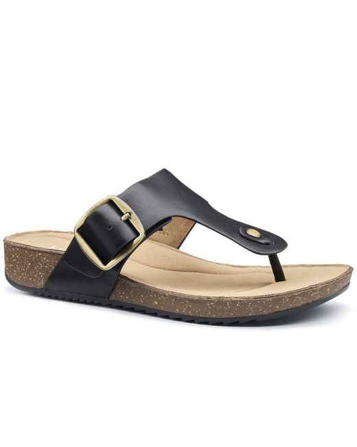 Hotter Blue Resort Toe Post Sandals