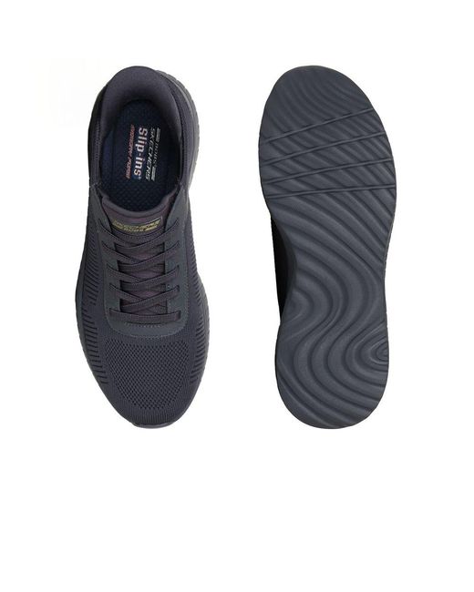 Skechers Blue Bobs Squad Chaos Slip