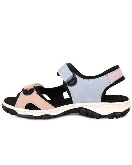 Rieker Black Lyric Sandals