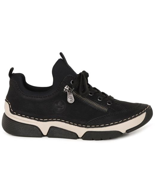 Rieker Black Excursion Trainers