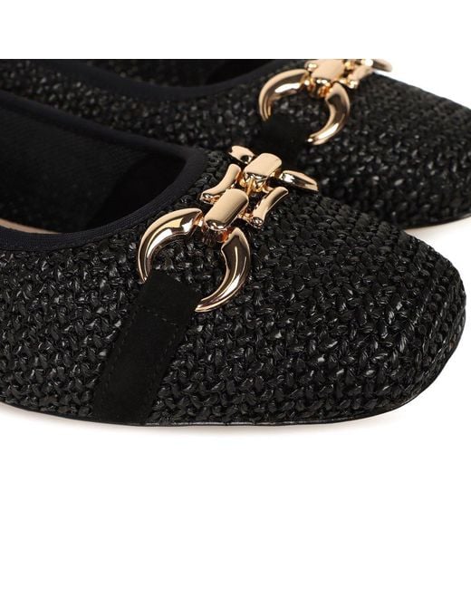 Caprice Black Tour Ballet Pumps
