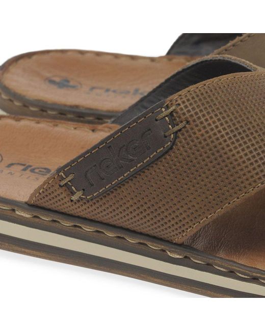 Rieker Brown Sand Dune Sandals Size: 6.5 / 40 for men