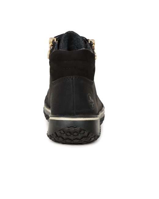 Rieker Black Pennysylvania Ankle Boots