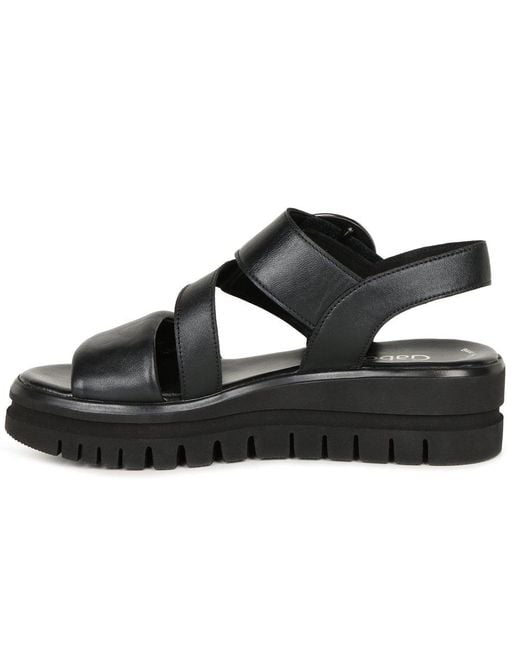 Gabor Black Amarillo Sandals