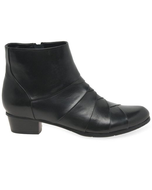 Regarde Le Ciel Black Stefany 172 Ankle Boots