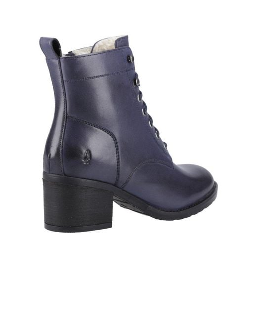 Hush Puppies Blue Harriet Biker Boots