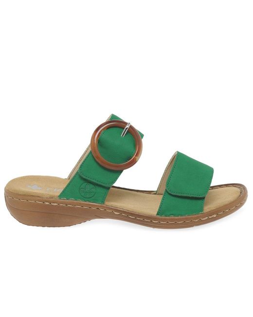 Rieker Green Nectar Sandals
