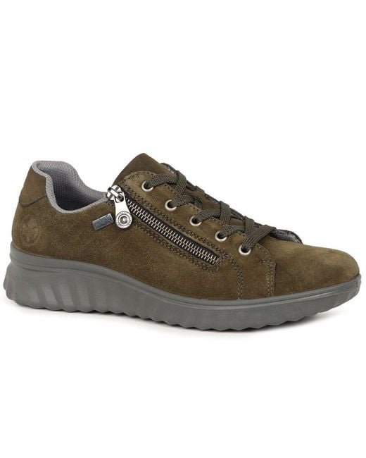 Rieker Brown Etta Waterproof Shoes