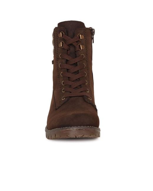 Rieker Brown Middleham Ankle Boots
