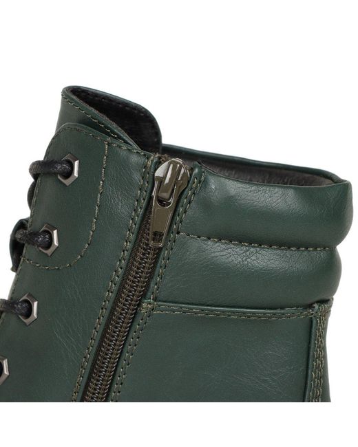 Westland Green Stylish Synthetic Ankle Booties