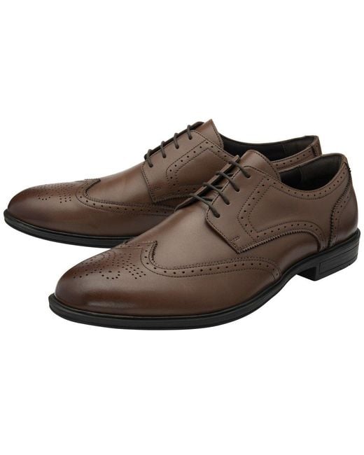 Lotus Brown Skipton Brogues for men
