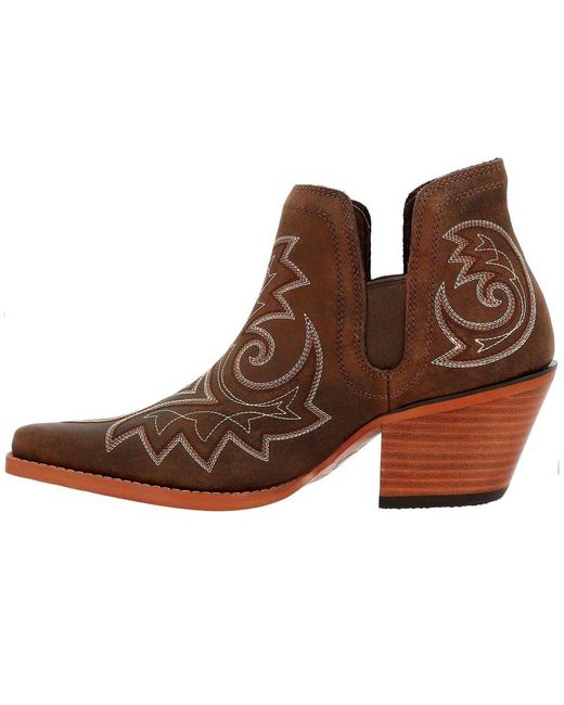 Durango Brown Crush Western Booties