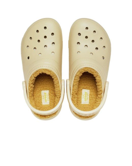 CROCSTM Yellow Classic Lined Clogs for men