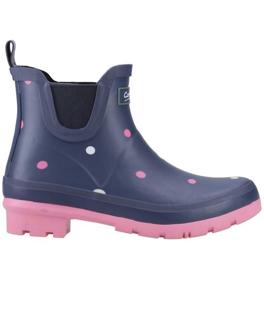 Cotswold Blue Clarence Ankle Wellingtons
