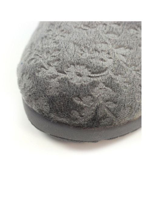 Lunar (GRS) Gray Amaretto Mule Slippers