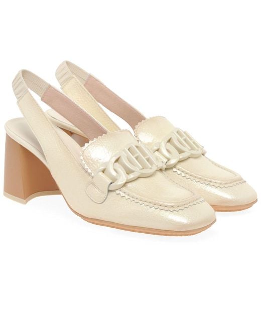 Hispanitas White Malta Link Open Court Shoes