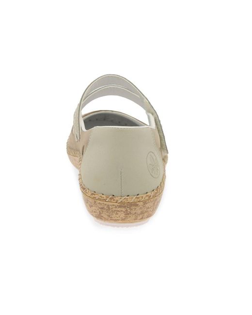 Rieker Gray Andrea Mary-Jane Shoes