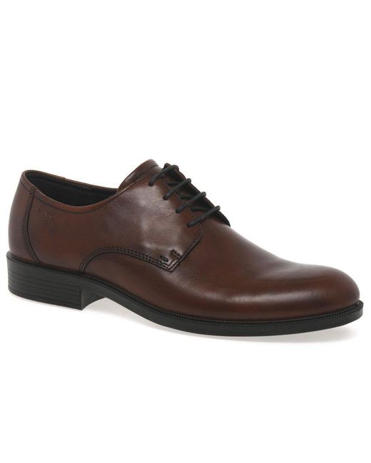 Ecco Brown Harold Mens Formal Lace Up Shoes for men
