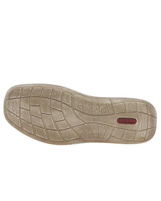 Rieker Brown Dipton Casual Lightweight Trainers for men