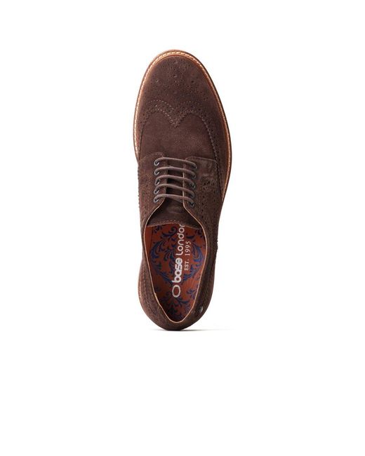 Base London Brown Hatfield Brogues for men
