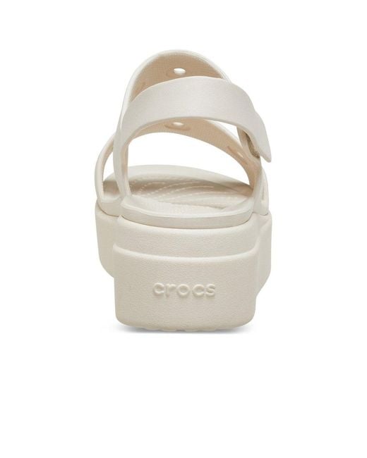 CROCSTM White Brooklyn 4U Wedge Sandals
