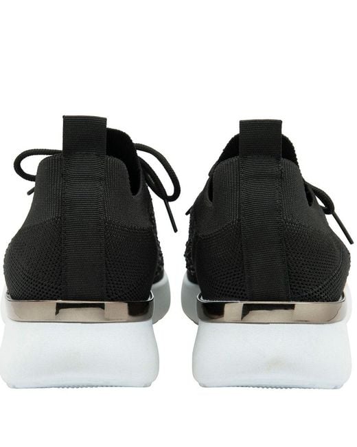 Lotus Black Robuck Trainers