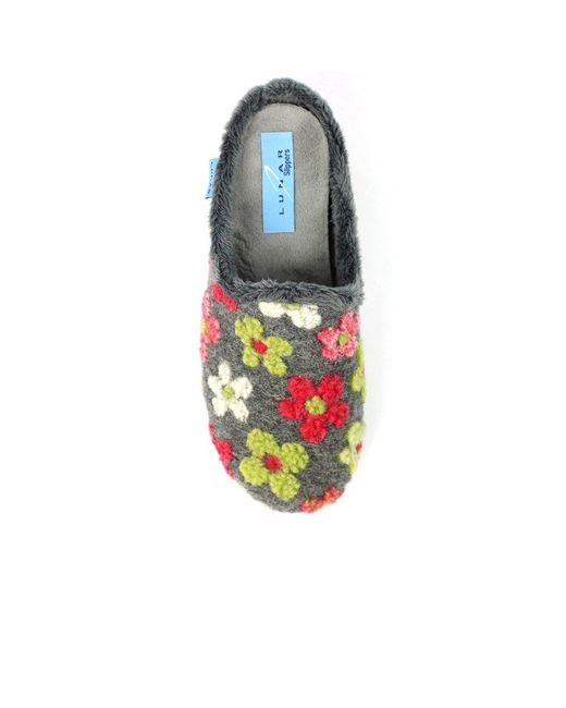 Lunar Green Dolly Slippers