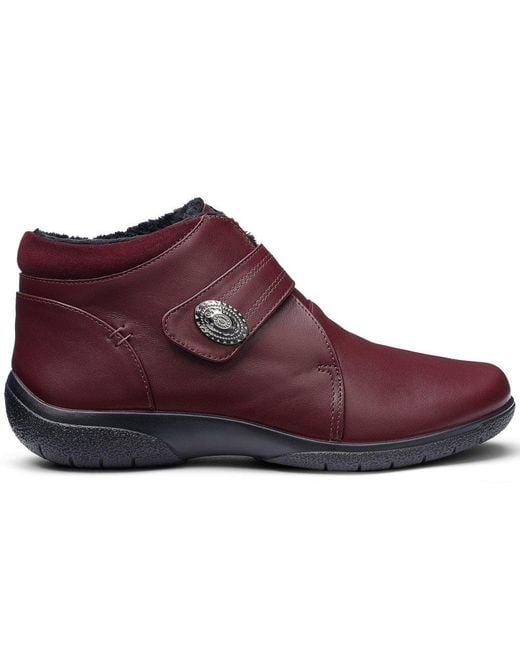 Hotter Red Muse Wide Fit Ankle Boots