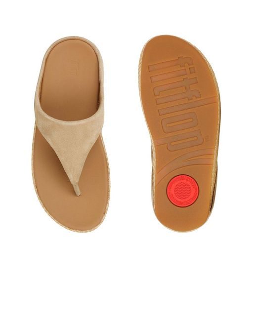 Fitflop Brown Lulu Lux Graphic Weave Sandals