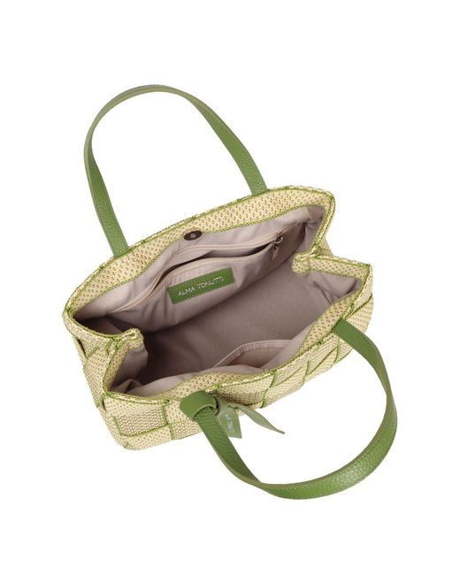 Alma Tonutti Green Sofia Grab Bag