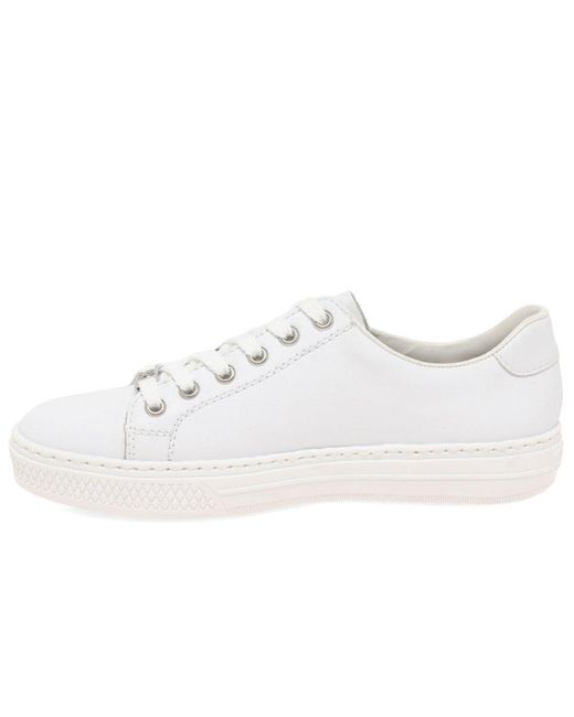 Rieker White Newark Trainers