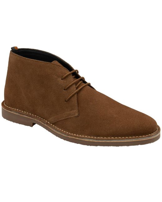 Frank Wright Brown Edwin Desert Boots for men