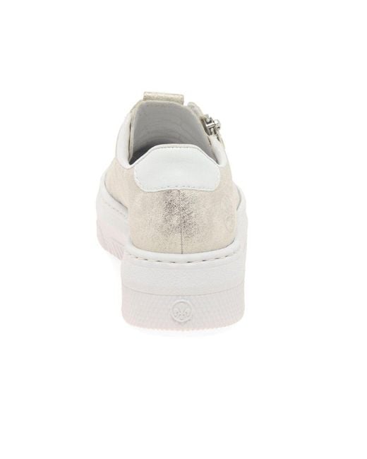 Rieker White Fascinate Trainers