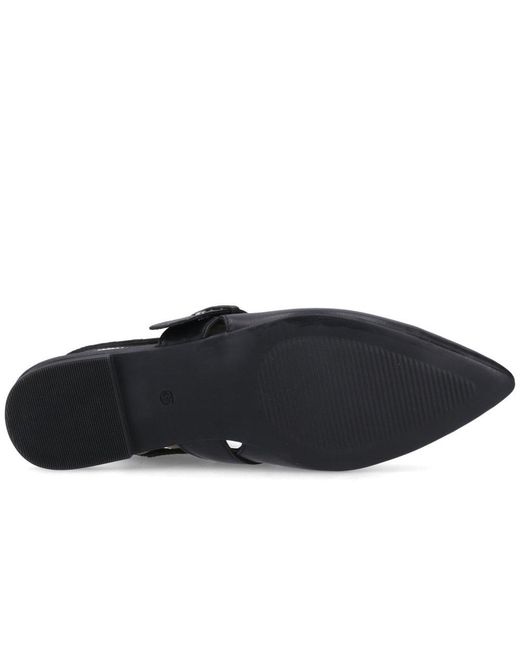 Hush Puppies Blue Diya Buckle Mary Jane Shoes