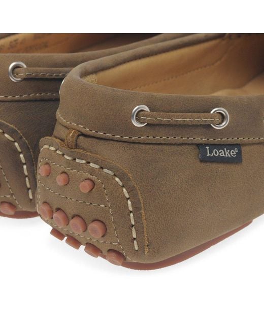 Loake Gray Donington Driving Shoes for men