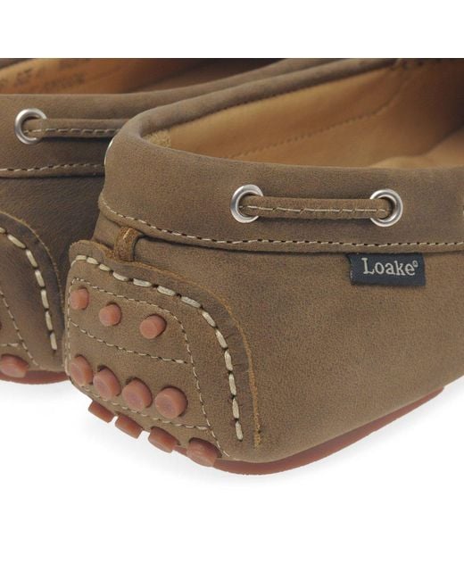 Loake Gray Donington Driving Shoes for men