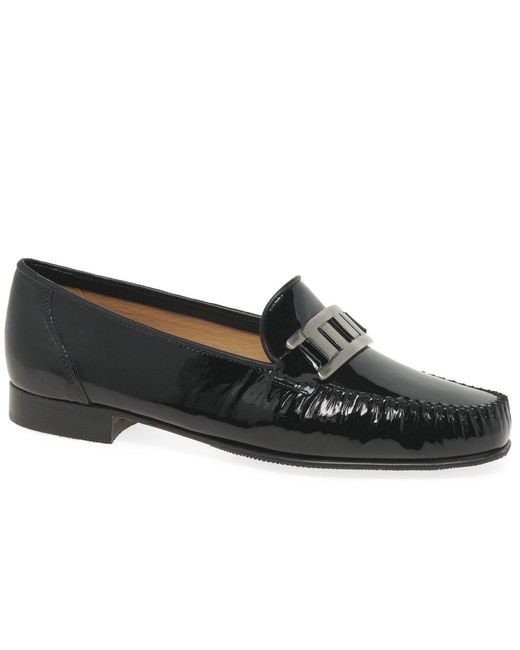 Charles Clinkard Black Patter Moccasins