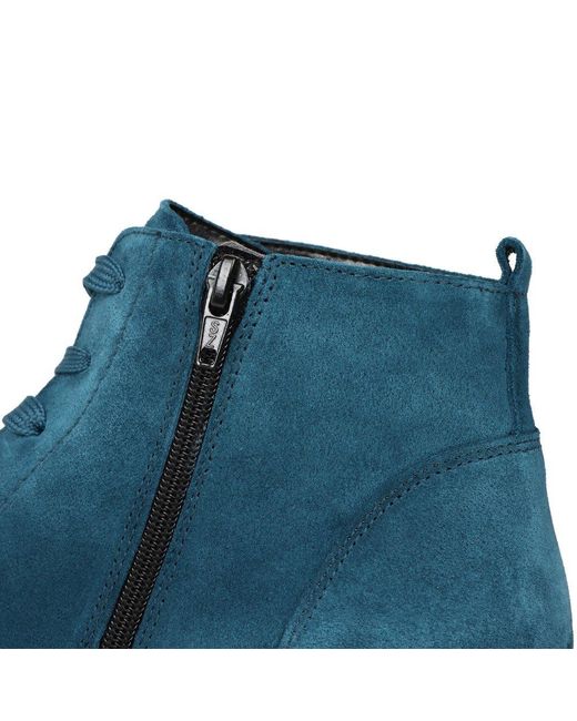 Waldläufer Blue Lucille Ankle Boots Colour: Petrol (Largo)