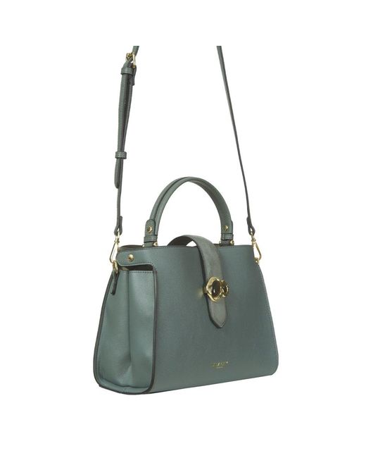 Luella Grey Green Carrie Grab Bag