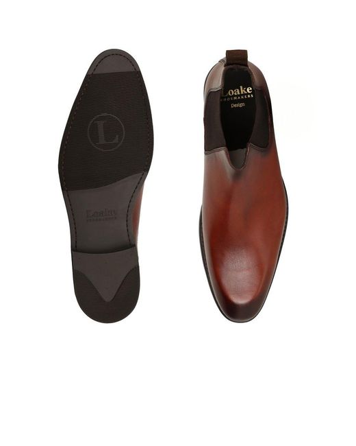 Loake Brown Mcbride Chelsea Boots for men