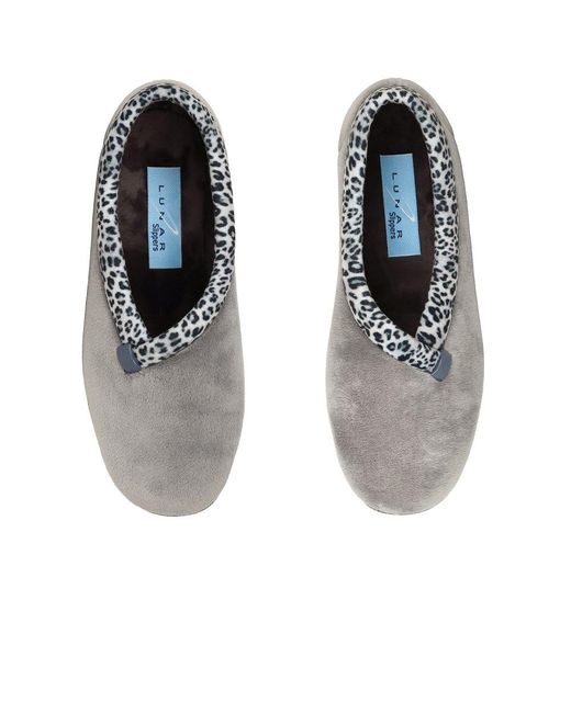 Lunar Gray Paloma Full Slippers
