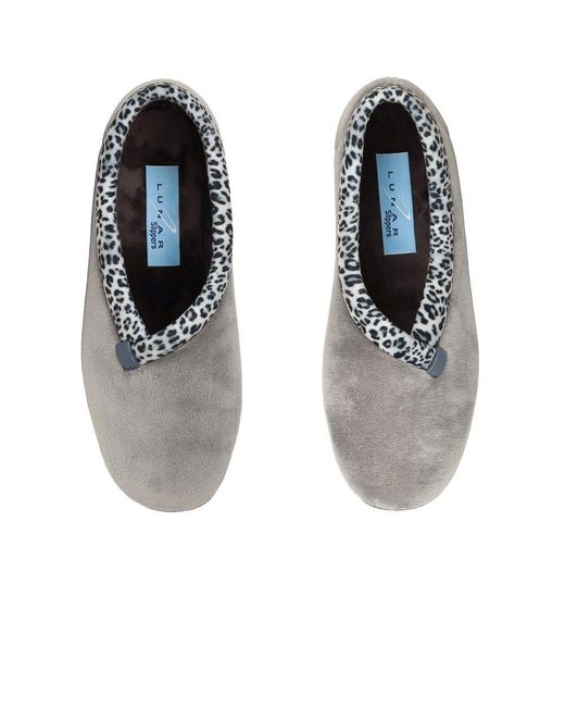 Lunar Gray Paloma Full Slippers