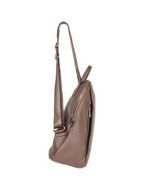 David Jones Brown Albi Backpack