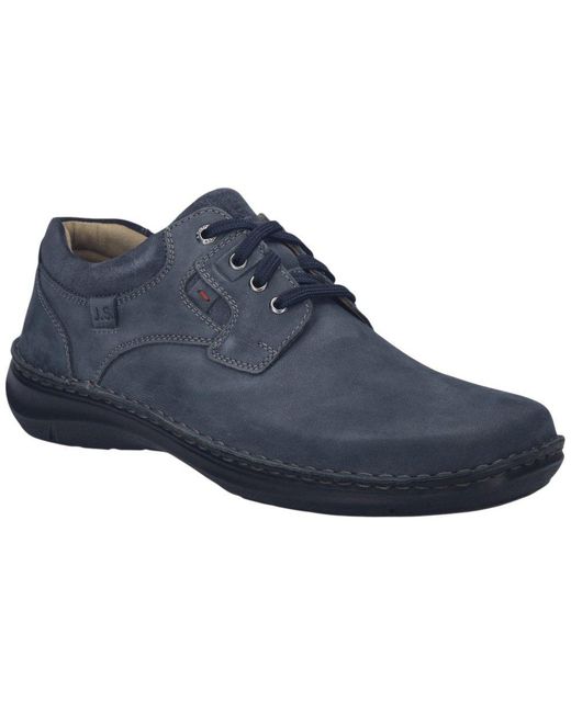 Josef Seibel Blue New Anvers 36 Wide Fit Shoes for men