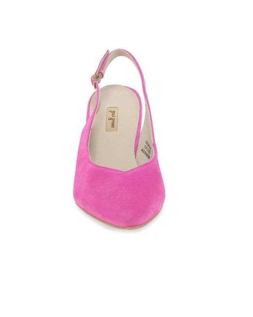 Paul Green Pink Willa Open Court Shoes