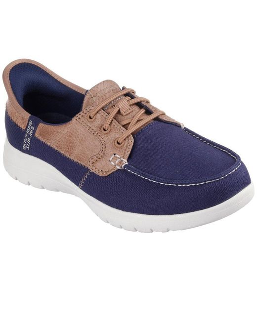 Skechers Blue Palmilla Boat Shoes